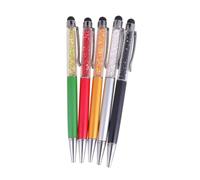 Gatuida 5 pezzi Penna Stilo Capacitiva con Strass Decorativi Penna Touch Screen per Tablet Smartphone e Laptop Punta Sensibile Integrata Facile da Trasportare