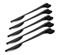 Gatuida 5 pezzi Pettini Doppia per Sopracciglia e Baffi Spazzola Morbida per e Styling Separatori e Rifinitura Hair Edge Compatto Portatile