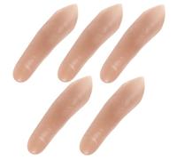 Gatuida 5 Pezzi Simulazione di copertura del dito finto Dita finte rotte puntello di dita mozzate dito trucco del mago oggetti di scena puntelli per le dita Trick Prop dito cosplay Vinile