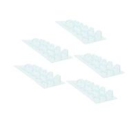 Gatuida 5 Pezzi Stampo per Quilling Mezza Sfera in Plastica Trasparente Blu con Scala Set Strumenti Concavo-convessi per Progetti di Carta Fai da Te Facile da Usare e Resistente