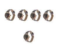 Gatuida 5 Pz guarda squisito orologio da polso orologio a tre lancette rituals the ritual arredamento orologio semplice Orologio decorativo ragazza Orologi al quarzo Acciaio inossidabile