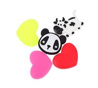 Gatuida 5 Smorzatori per Racchette Tennis Silicone Forma Cuore Assorbimento Shock e Design Accessorio per Giocatori Tennis Colori e Stili