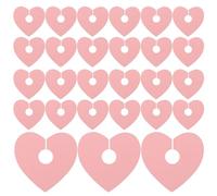 Gatuida 50 Etichette Identificative per Bicchieri a Forma di Cuore Rosa in Carta Resistente, Segnabicchieri per Feste e Matrimoni, Amuleti da Bere Fissaggio Semplice per Eventi Romantici