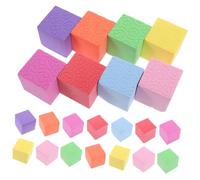 Gatuida 50 pezzi Blocchi Costruzione in Schiuma Colorati Impilabili per Educazione Precoce Materiale Sicuro e Morbido Stimola Creatività e Abilità Manuali