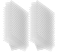 Gatuida 50 Pezzi Buste Protettive per Vinile Trasparenti Autoadesive Antirughe per Dischi Custodie Esterne Resistenti a Graffi Polvere e Acqua per Collezioni Vinili M001 50 Pezzi