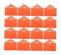 Gatuida 50 Pezzi Halloween Guest Cards Rustic Pumpkin Design Compact Fall Table Name Tags For Thanksgiving Dinner Banquet And Seasonal Party Decorations