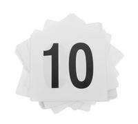 Gatuida 50 Pezzi Numero della tabella carte per posti a sedere al tavolo segni di numero di tavolo segnaposto matrimonio segnaposto ristorante numeri del tavolo di ricevimento pvc bianca