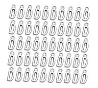 Gatuida 50 pezzi Pendenti Lettera Inglese Lega Antica Argento per Gioielli Fai da Te Collane Braccialetti Charm Decorativi