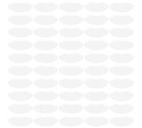 Gatuida 50 Pezzi Visiera Protettiva Viso Trasparente in PVC Adesiva per Parrucchieri e Scudo Viso Anti-caduta Capelli per Saloni Materiale Sicuro e Durevole