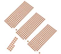 Gatuida 500 Pezzi Protettori del pavimento delle gambe sedia paraurti della porta dell'armadio paraurti per cornici tampone di sughero cuscinetti per mobili antiscivolo Light Brown