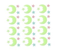 Gatuida 52 pezzi Adesivi Murali e Luminescenti per Camera Letto e Nursery in PVC Autoadesivi Decorazioni Soffitto per Feste