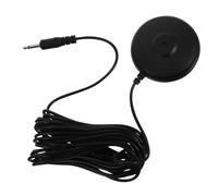 Gatuida 5m Microfono da Tavolo per Misurazione Audio Connettore da Design Compatto Riduzione del Rumore per Chiamate in Conferenza Registrazione e Streaming Spina Dritta Nera Inclusa