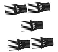 Gatuida 5pezzi Beccucci Per Asciugacapelli in Plastica Resistente Calore Ugelli Soffianti Ricambi Per Styling Capelli Concentratore Pettine Per Sostituzione Asciugacapelli
