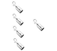 Gatuida 5pezzi Gancio Per Corda Di Isolamento Gancio Metallico Doppio Per Transenne Facile Installazione Su Railing e Corde Per Eventi Di Accoglienza e Controllo Colore Elegante Per