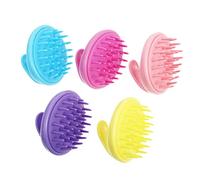 Gatuida 5pezzi Pettine Massaggiante Per Silicone Per La Del Capelluto Massaggio Delicato e Esfoliante Per Uomo e Donna Misti Professionale e Personale