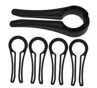 Gatuida 5pezzi Serratura per Manopole dei Fornelli Gas Protezione di Sicurezza Blocco per Pomelli della Stufa Accessorio per Fornelli Copertura per Interruttore Anti-inquinamento Anti-dann