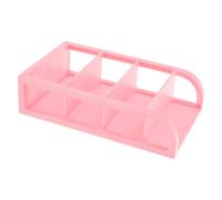 Gatuida 6 Miniature Supermarket Shelves Plastic Display Rack per Dollhouse Decorazione e Organizzazione Giocattoli Portatile