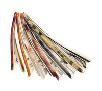 Gatuida 6 Pezzi Accessori per con clip in corno Nozze spillo donna beige ragazze jumbo tornante francese fermagli per tagliare i molletta per a coda di cavallo