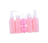 Gatuida 6 pezzi Bottigliette Viaggio Portatili in PE e PP per Crema Shampoo e Profumo con Spray Contenitori Cosmetici Leggeri e Compatti Include per Crema Colori Vivaci