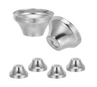 Gatuida 6 Pezzi Copertura Sigillo Antigoccia per Valvola Angolare in Inossidabile Argento e Installazione Facile per Cucina e Bagno