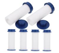 Gatuida 6 pezzi Filtro Doccia PP Cotton Ricambio Filtrante Anticalcare per Acqua Impurità Facile da Sostituire e Adatto Soffioni Standard