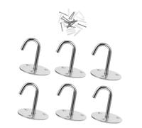 Gatuida 6 pezzi Ganci da Soffitto in Acciaio Inossidabile con Resistenti e Antiruggine per Piante Lanterna e Decorazioni Parete Montaggio Sicuro per ed Esterni