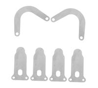 Gatuida 6 pezzi Kit Piastre Valvola in Metallo per Compressori Aria Lamelle U e Linguetta per Stabilità Pressione e Controllo Flusso Efficiente Ricambio per Migliorare Prestazioni e