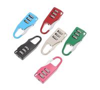 Gatuida 6 pezzi Lucchetti con Password per e Antifurto Piccoli in Resistente Combinazione Sicurezza per Viaggi e Palestra Senza Chiave Facili da Usare