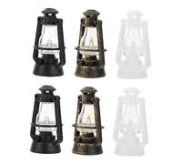 Gatuida 6 Pezzi Mini Accessori Per Lampade Ad Olio Scena Per Le Bambole Casa Bambola Arredamento Casa Lampade in Miniatura Mini Lampada Da Casa Delle Bambole Lampada in Miniatura Plastica