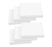 Gatuida 6 pezzi Mini Cornici e Telai in Cotone per Pittura Olio DIY Supporti Bianchi Resistenti con Cavalletto per Arte Dettagliata e Pratica Artistica