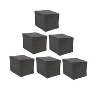 Gatuida 6 pezzi Pannelli Fonoassorbenti Cubici in Cotone Isolante Acustico Antirumore Resistente per Pareti e Angoli Riduzione Eco e Risonanza Ambientale