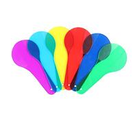 Gatuida 6 Pezzi Pellicola Colorata Per Luci Colori Trasparenti Attrezzature Per La Scoperta Della Scienza Strumento Di Apprendimento Del Colore Gioco Sensoriale Lavagna Luminosa Occhiali