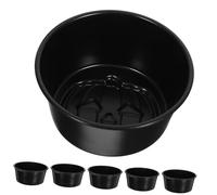 Gatuida 6 Pezzi Stampo Muffin Carbonio Mini Torta Antiaderente per Budino Cupcake Home Bakery