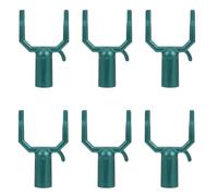 Gatuida 6 Pezzi Supporto per Rami D'albero, Supporto per Ramo D'albero in Lega di Alluminio, Verde, per Tubo Rotondo da 0,75 Pollici, per Alberi e Rami, Ornamentali e Frutteti