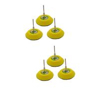 Gatuida 6 Pz Bastoncino Per Macinare Levigatrice a Disco Kit Tampone Lucidante Disco Autoadesivo Per Trapano Elettrico Platorello Per Molatura Attrezzo Telaio Mola Lucidante