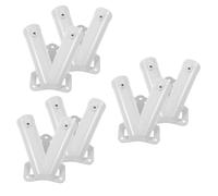 Gatuida 6 Set Metallo V Shapper Installazione Esterni per Veranda e Balcone Portabandiera Resistente per Esposizione