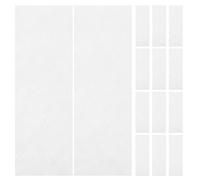 Gatuida 600 strisce di cera depilatoria: kit professionale per ceretta - strisce di ceretta in mussola non tessuta per la depilazione - carta cerata per viso e corpo