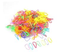 Gatuida 600Pezzi Elastici Colorati Mini Ovali Gomma per Cavallo e Treccia per Stili Quotidiani Materiale Resistente e Casual