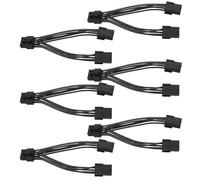 Gatuida 6pezzi Cavi Splitter Pcie Da Pin Pin Cavi Di Prolunga Per Adattatore Di Alimentazione Pcie Per Gpu Cavo Di Alimentazione Per Scheda Video Grafica Di Estensione Per Cavo Di Per Sche
