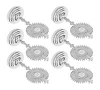 Gatuida 6pezzi Crocifisso in Metallo da Statua Gesù Santo Cattolica Crocifisso in Piedi per Decorazioni Religiose Soggiorno Chiesa