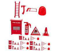 Gatuida 6sets Estintore Giocattolo in Miniatura Attrezzo per Fuoco per Ragazzo Ragazza Ragazza Accessori per Scene in Microscala per Insegnamento Kit Strumento Antincendio per Casette da g