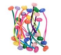 Gatuida 7paia Elastici per Capelli Forma di Cuore per Bambine Colorati Doppia Perlina Cuore Accessori per Capelli Morbidi e Sicuri per Coda di Cavallo e Styling Quotidiano