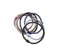 Gatuida 7pezzi Elastici per Capelli Donna Eleganti Elastico per Coda di Cavallo Anello per Capelli Semplice in Nylon e Plastica Resistente Inclusi Cameo