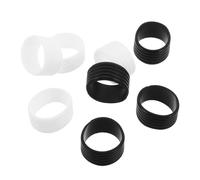 Gatuida 8 fasce per impugnatura racchetta: anelli overgrip in silicone traspirante - copertura appiccicosa per mazza da baseball e mazza da golf - potenziatore universale per l'impugnatura