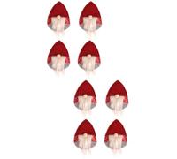 Gatuida 8 Pezzi Borsa Portaposate Natalizia Rosso per Tavola Invernale | Decorazione Riutilizzabile per Ristorante e Ospiti, Presentazione Ordinata di Forchetta e Tovagliolo