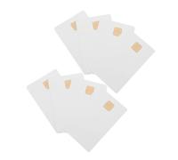Gatuida 8 pezzi Carte Bianche con Chip Memoria Ic Card Resistente per Controllo Accesso Hotel Comunità Ufficio