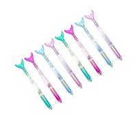 Gatuida 8 Pezzi Penne Gel Sirena Colorate Penne Decorative per Scrivere Scuola Ufficio Casa Design Ergonomico e Creativo Inchiostro Blu Regalo per Bambine e Studenti