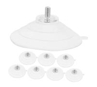 Gatuida 8 pezzi Ventose Trasparenti in PVC con Vite per Mobili Ganci con Ventosa per Superfici Lisce come Tavoli in Vetro e Finestre Supporto Affidabile e Delicato