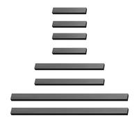 Gatuida 8 Strisce magnetiche per Modelli di Uncinetto/Maglia, Barra Guida | Magneti per segnare schemi, striscia magnetica nera per contrassegnare le pagine, ideali per progetti fatti a mano, utilizzo