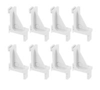 Gatuida 8pezzi Clip Per Ripiani Frigorifero in Plastica Da Supporti Per Congelatori e Coolers Facile Installazione e Resistente Accessori Per Stabilità in Cucina